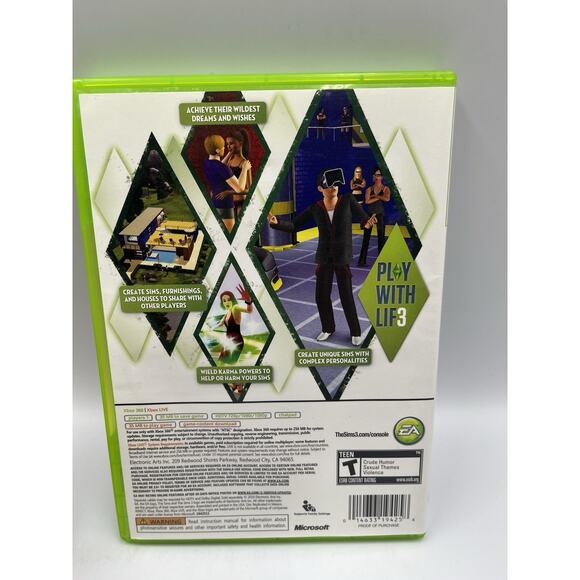 The Sims 3 (Microsoft Xbox 360, 2010) Complete - Picture 5 of 8